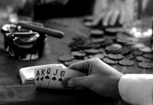 Player applying advanced poker strategy during a high-stakes tournament