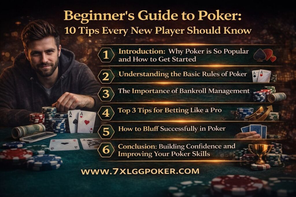 "Beginner Poker Tips - How to manage bankroll and play smart"